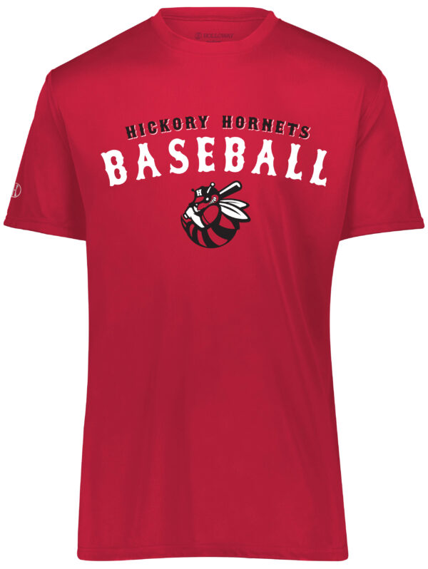 Hornets Baseball Red Momentum Dry Fit T