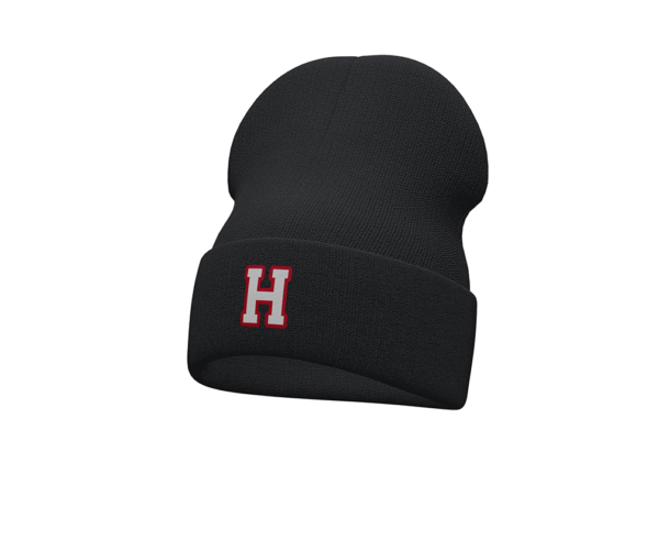 Hornets Black Knit Beanie