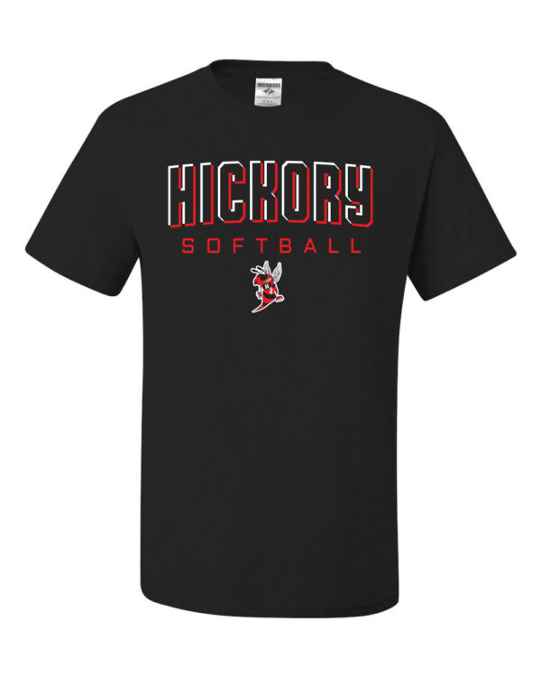 Hickory Softball City Black T