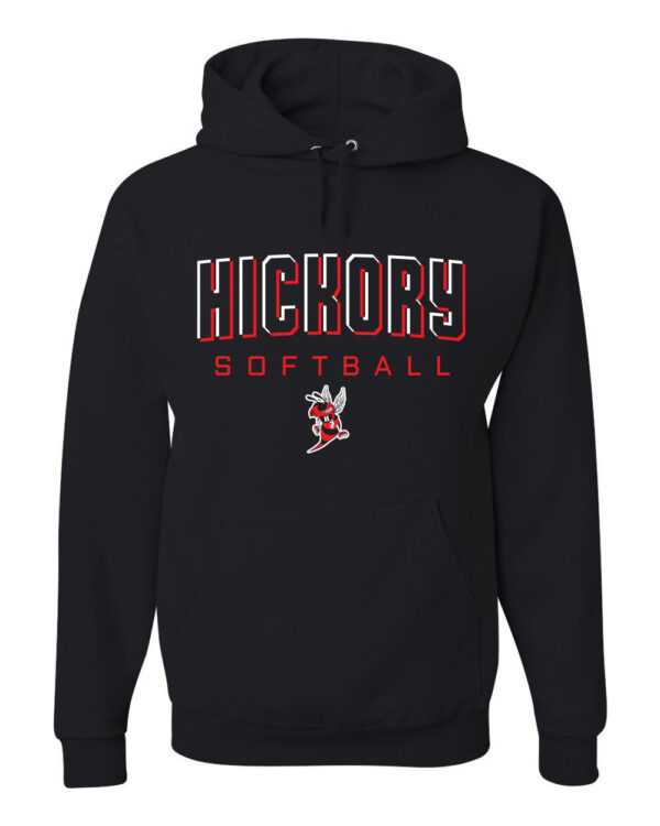 Hickory Softball City Black Hoodie