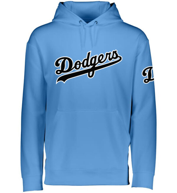 Nova Dodgers Columbia Blue Dry Fit Hoodie