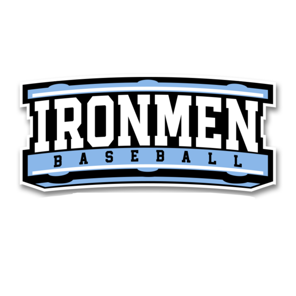 Ironmen Baseball Window Decal