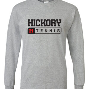 Hickory Tennis Gray Soft Long Sleeve T
