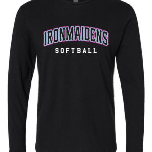 Ironmaidens Softball Long Sleeve CVC Soft T