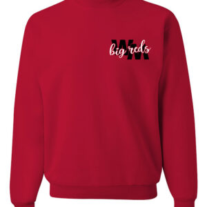 WM Big Reds Curly Emblem Red Sweatshirt