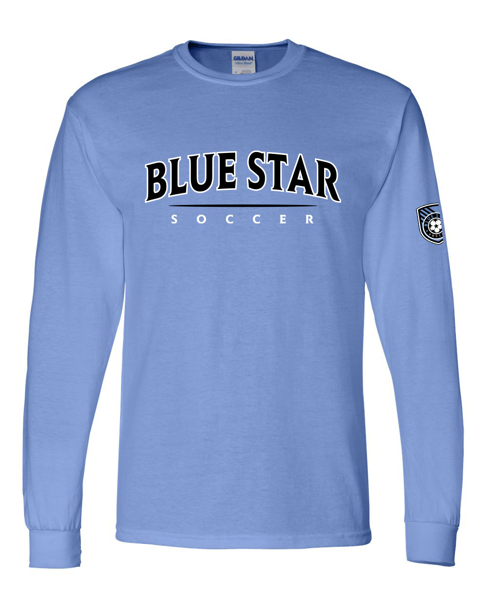 Blue Star Soccer Long Sleeve T-Shirt