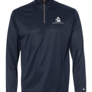 MC Tax Office Navy Lightweight Long Sleeve 1/4 Zip