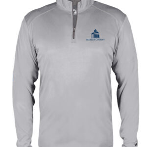 MC Tax Office Silver Lightweight Long Sleeve 1/4 Zip