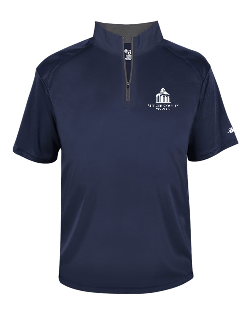 MC Tax Office Navy Lightweight 1/4 Zip Shirt - Image 2